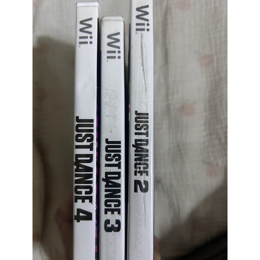 Just Dance 2 & 3 & 4 Games! Nintendo Wii! Lot Of Three Games! - Picture 3 of 3